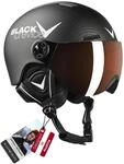 Black Crevice Kinder Visierhelm Leogang, schwarz Carbon matt/wei&szlig;, 48-52 cm&hellip;
