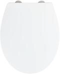 WENKO Toilettendeckel mit Absenkautomatik, hohe Belastbarkeit bis 300 kg, ovaler WC