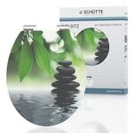 SCH&Uuml;TTE WC-Sitz Holzkern HG OASIS, Hochglanz Toilettensitz mit Absenkautomatik,