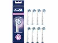 Oral-B Sensitive Clean Aufsteckbürsten für elektrische Zahnbürste, 8 Stück,