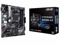 Asus Prime B450M-A II Mainboard Sockel AM4 (mATX, AMD Ryzen, DDR4-Speicher,...