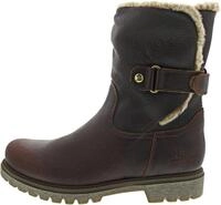 Panama Jack Felia Damen Warm gef&uuml;ttert Biker Boots Halbschaft Stiefel & Stiefeletten