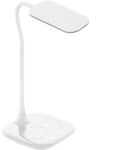 EGLO LED Tischlampe Masserie, 1 flammige Tischleuchte mit Touch, QI Ladestation,