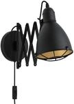 EGLO Wandlampe Treburley, 1 flammige Wandleuchte Industrial, Vintage, Retro,