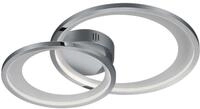 Trio Leuchten LED Deckenleuchte Granada 673810206, Metall Chrom/Wei&szlig;, inkl. 29...