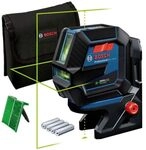 Bosch Professional Kreuzlinienlaser GCL 2-50 G (gr&uuml;ner Laser, Innenbereich,