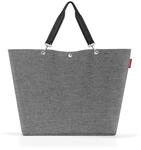 reisenthel shopper M in Twist Silber &ndash; Ger&auml;umige Shopping Bag und edle Handtasche