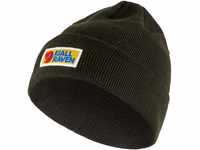 Fjallraven Unisex-Adult Vardag Classic Beanie Hat, Deep Forest, One Size