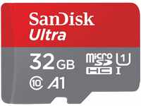 SanDisk Ultra Android microSDHC UHS-I Speicherkarte 32 GB + Adapter (Für...