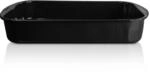 Kr&uuml;ger Emaille Universal-Auflaufform 36 x 25,5 cm | Mit Emaille-Griffen | 5,5...