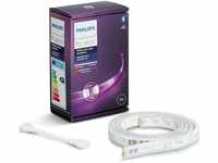 Philips Hue White & Color Ambiance Lightstrip Plus Erweiterung (1 m), dimmbarer...