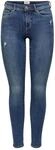 ONLY Damen Onlwauw Life Mid Skinny Bj114-3 Noos Hose, Medium Blue, S / 30L EU