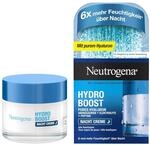 Neutrogena Hydro Boost Nachtcreme, regenerierende Gesichtspflege mit purer