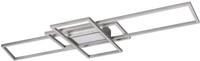 Trio Leuchten LED Deckenleuchte Irvine 620010407, Metall Nickel matt, inkl. 60 Watt