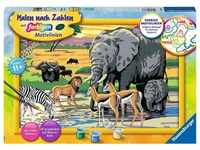 Ravensburger Malen nach Zahlen 28766 - Tiere in Afrika - Malen nach Zahlen für