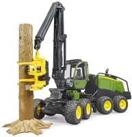 bruder 02135 - John Deere 1270G Harvester mit 1 Baumstamm - 1:16 Fahrzeug,...