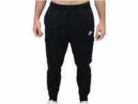 Nike Herren M Nsw Club Trousers Cargo Bb Sweatpants, Black/Black/(White), XL EU