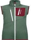 ORTOVOX Fleece Grid Vest W - C: Green Forest T: XS
