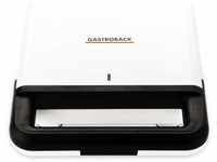 GASTROBACK, weiß/schwarz 42443 Design Sandwichmaker, 750 Watt,...