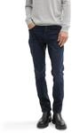 TOM TAILOR Herren Josh Regular Slim Jeans,10173 - Dark Stone Blue Black Denim, 34W /