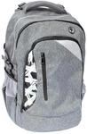 Eberhard Faber 577624 - Schulrucksack Teenager grau-schwarz, X-Style, 30 Liter