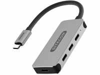 Sitecom CN-385 – USB-C to USB-C Hub mit 4 Ports - USB 3.2 Gen 1-5GBs –...