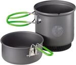 Optimus Terra Weekend HE Kochset 0.95 L, grau, schwarz
