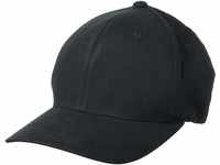 Flexfit Uni 6377-Flexfit Brushed Twill Cap, Black, S/M