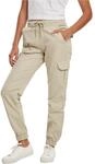 Urban Classics Damen High Waist Cargo Jogging Pants &ndash; Jogginghose im Regular...