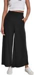 Urban Classics Damen Hose Ladies Modal Culotte, l&auml;ssige Marlene Hose f&uuml;r Frauen,