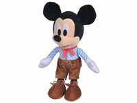 Simba 6315870210 - Disney Mickey Maus Plüschfigur in Lederhose, Tracht, 25cm,...