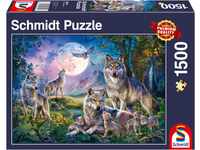 Schmidt Spiele 58954 Wölfe, 1500 Teile Puzzle