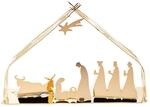 Alessi Bark Crib BM09 GD - Design Krippe aus Edelstahl 18/10, Vergoldet