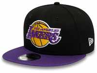 New Era Los Angeles Lakers NBA Essential Schwarz Lila Verstellbare 9Fifty...