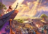 Schmidt Spiele 59673 Thomas Kinkade, Disney, K&ouml;nig der L&ouml;wen, 1000 Teile...