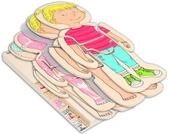 Beleduc Lagen-Puzzle Dein K&ouml;rper M&auml;dchen, Extra Folie mit Darstellung des