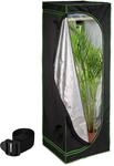 Relaxdays Growzelt, HxBxT: 180x60x60 cm, reflektierende Innenfolie,