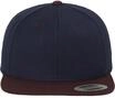 Flexfit Unisex Mesh Trucker M&uuml;tze, Navy/Maroon,S/M