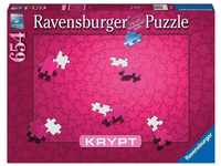 Ravensburger Krypt Puzzle Pink mit 654 Teilen, Schweres Puzzle für Erwachsene...