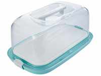 keeeper Kastenkuchenbehälter mit Servierplatte, BPA-freier Kunststoff, 43 x 25...