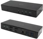 i-tec USB-C Quattro Dockingstation f&uuml;r 4 Bildschirme mit Stromversorgung 85W - 2X