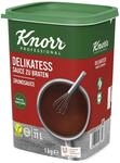 Knorr Delikatess Sauce zu Braten (pur als Bratenso&szlig;e, So&szlig;enbinder und zum