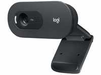 Logitech C505 HD Webcam, 720p externe USB Kamera für den Computer-Bildschirm mit
