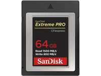 SanDisk Extreme Pro CFexpress-Speicherkarte Typ B 64 GB (1.500 MB/s Lesen, 800...