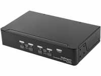 StarTech.com 4 Port DisplayPort KVM Switch - 4K 60Hz - Einzelner DP 4K...