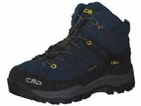 CMP Kids Rigel MID Trekking Shoe WP Schuhe, Blue Ink-Yellow, Numeric_38 EU