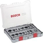 Bosch Professional 15tlg. Fr&auml;ser Set Mixed (f&uuml;r Holz, f&uuml;r Oberfr&auml;sen mit 1/4 Zoll