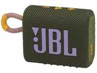 JBL GO 3 kleine Bluetooth Box in Grün – Wasserfester, tragbarer Lautsprecher für