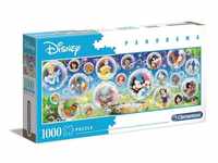 Clementoni 39515 Panorama Disney Classic – Puzzle 1000 Teile ab 9 Jahren,