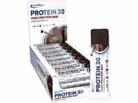 IronMaxx Protein 30 Eiweißriegel - Schokolade 24 x 35g | palmölfreier und